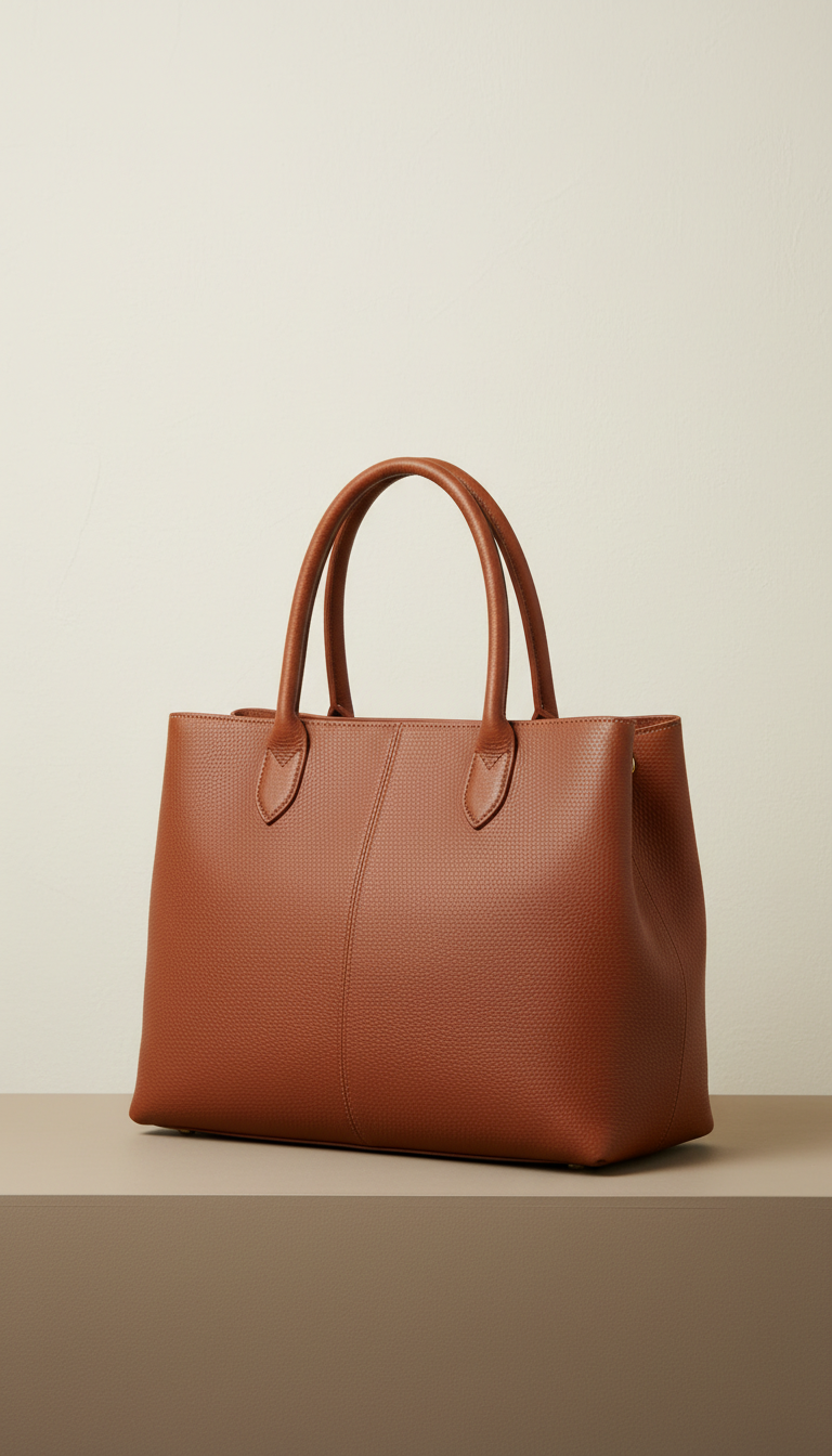 Baggy Packky  Chestnut Leather Carryall Bag